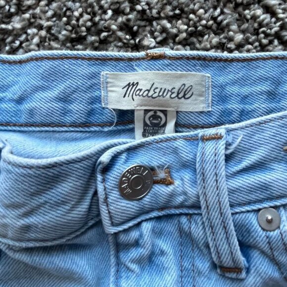 Y2K Blue Madewell Relaxed Fit Denim Shorts, women’s size 28 - Picture 2 of 7